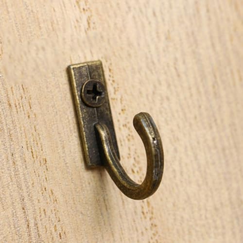 Soporte para llaves para decoración de pared de madera rústica 7