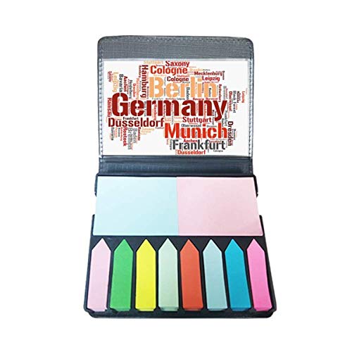 Marqueurs de page Allemagne colorés pour organiser vos carnets de voyage
