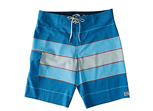 Billabong Men's Standard All Day Pro Boardshort, 4-Way Performance Stretch, 20 Inch Outseam, Coastal, 30