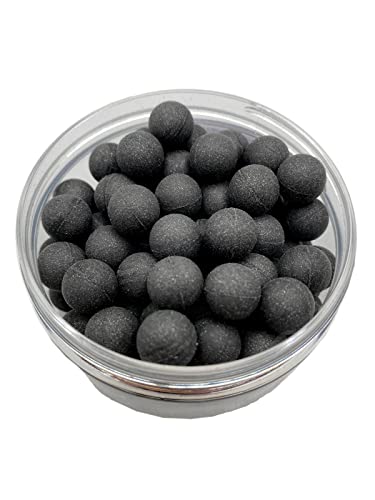100 Stück - Premium Quality Hard Mix Rubber Steel Balls Paintballs Reballs Powerballs for Self Home Defense Training and Shooting in 43 Caliber - Hart Gummi Bälle in 43 Kaliber