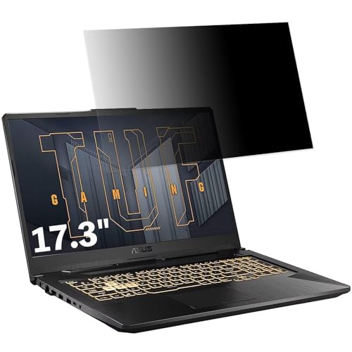 ASUSTek ゲーミングノートパソコン TUF Gaming A17 FA706QR 17.3インチ 16:9 対応 覗き見防止 フィルター プライバシーフィルター パソコンPC モニター 液晶保護フィルム ブルーライトカット 反射防止 パソコン セキュ
