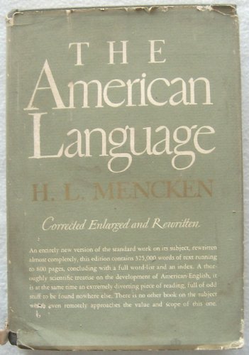 American Language 0710018274 Book Cover