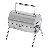 Tepro 1043 Mini-Holzkohlengrill 'Billings' - Klapp-Tischgrill mit zwei Grillflächen