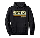Vintage Slippery Rock Pennsylvania PA Souvenir Gift Pullover Hoodie