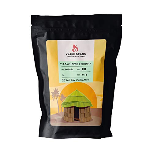 Kaphi Beans Ethiopian Yirgacheffe Coffee, 250g