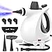 Dampfreiniger, Dampfreiniger Handgerät Mehrere Oberflächen mit 11 Zubehör, 1050 W Mehrzweck Steam Cleaner, Chemikalienfreier Handdampfreiniger für die Reinigung von Fenstern, Sofas, Fugen und Auto