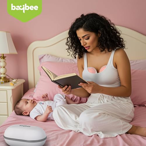 Image of Double Wearable Electric Breast Pump For Mothers | Portable Breast Pump Electrical Machine with 3 Modes and 15 Suction Levels, Rechargeable with large 1500 mah battery & LED Display | Hands-Free Automatic Breast Milk Pump with Lactation Mode, Massage Mode, BPA-Free Materials & Premium Carry Case