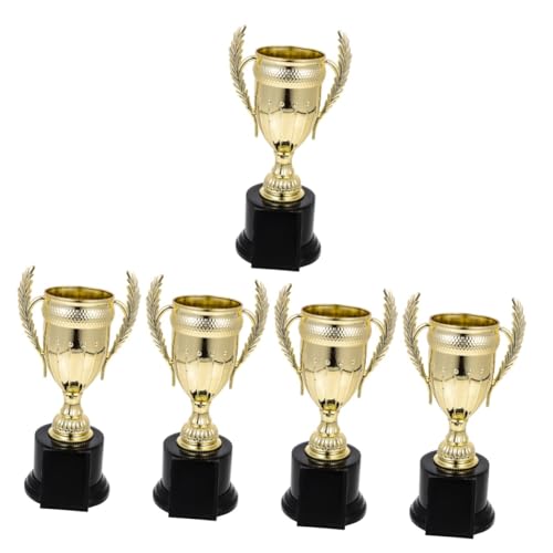 Abaodam 5 Peças Troféu De Plástico Prêmio Troféu De Troféu Esportes Reunião Troféus De De Plástico C