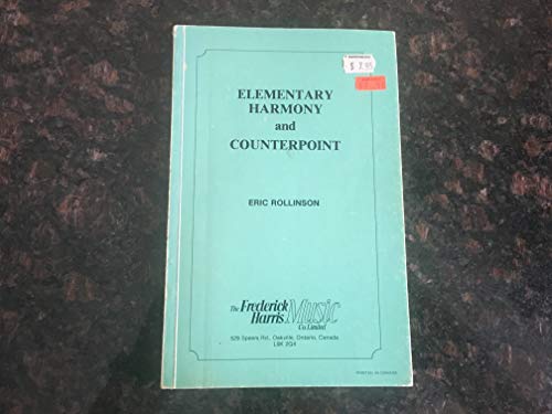 Elementary Harmony and Counterpoint 0887971210 Book Cover