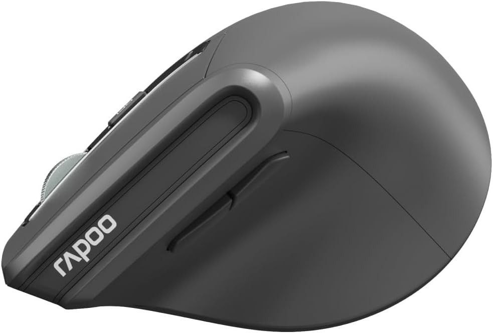 വശം view of Rapoo EV310M Wireless Vertical Mouse