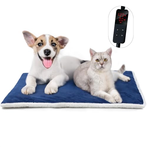 Rest-Eazzzy Rest-Eazzzy Pet Heating Pad for Cats,Waterproof,Anti-Bite Timer Warming Mat