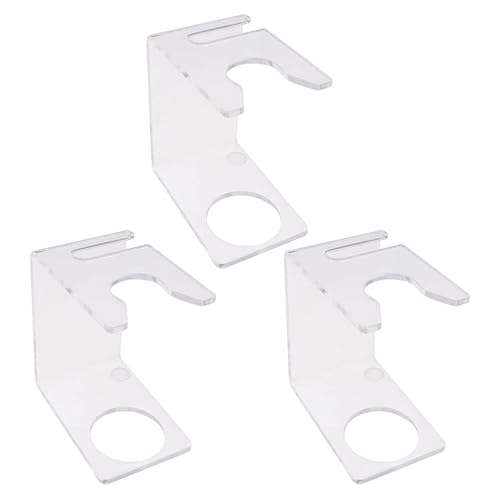 FOMIYES 3 piezas de soporte de afeitar de seguridad, soporte de cepillo de afeitar, soporte de cepillo de afeitar, base antideslizante para el baño