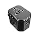 Produktbild CONRAL Internationaler Netzadapter, All-in-One-Universal-Reiseadapter mit 2,4 A, 2 x USB, multifunktionales Ladegerät für Großbritannien, EU, AU, Asien, über 150 Länder