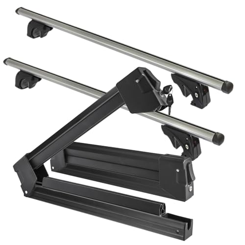 Porte-skis sur barres de toit avec glissière extensible pour Suzuki Wagon R+ 5P