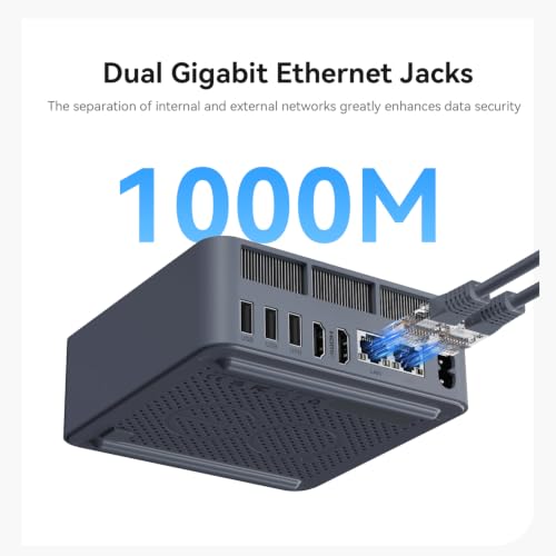 Image of Beelink EQi13 Mini PC, Intel Core i5 13420H (up to 4.6GHz) 8C /12T, Mini Computer 16GB LPDDR5 500G PCIe4.0 SSD, Desktop Computer Built-in PSU /Dual Display /4K 60Hz /WiFi6 /BT5.2 /HTPC /Home