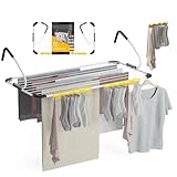 Newlux - Tendedero Balcón XXL Horizon V14 de Metal (107x55.5x28cm). Tendedero...