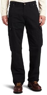 Carhartt Men's Ripstop Cargo Work Pant, Black, 32W X 32L
