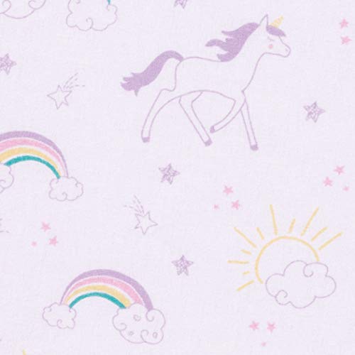 Trend Lab Unicorn Rainbow Deluxe Flannel Fitted Crib Sheet #TOP4