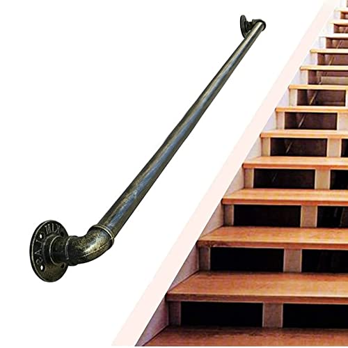 Main courante pour escaliers en fer forgé bronze MObyat 2m