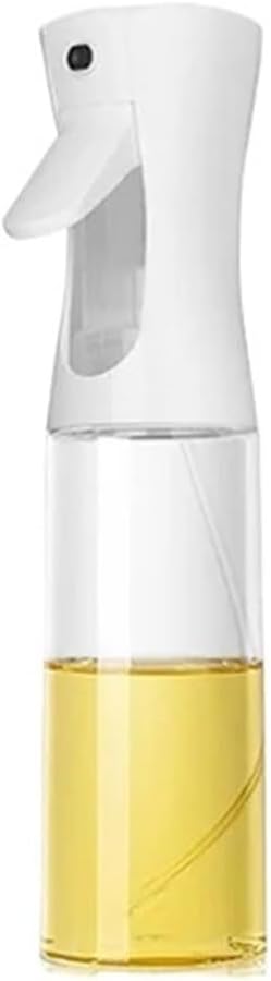 200/300/500ml Oil Spray Bottle BBQ Cooking Sprayer Kitchen Baking Empty Vinegar Dispenser(500ml white)