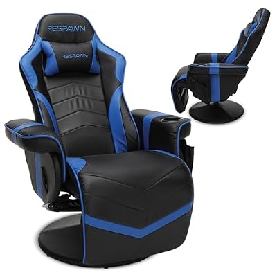 Respawn 900 Gaming Recliner Chair with Footrest, Cup Holder and Swivel