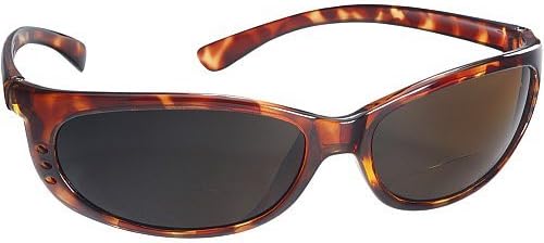 Onos Trading Company 1.50 Mag Power Sun-Mag Plus Polarized Reader Sunglasses (Tortoise, Amber)