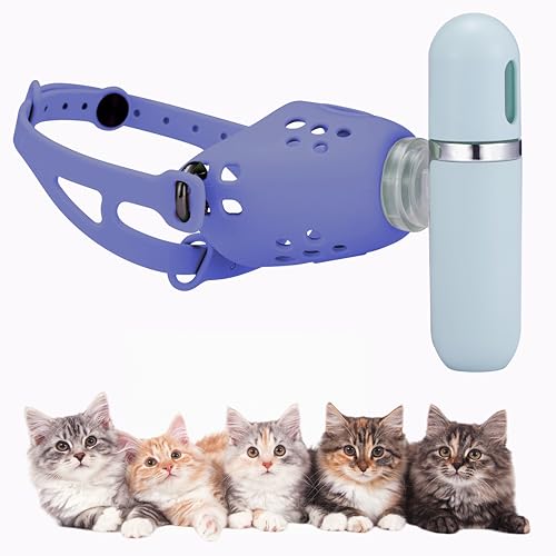 Lumiscintyrws Cats Nebulizer for Breathing Problems: Nebulizer for Cats with Silicone Multi-Hole Mask - Pet Nebulizer for Indoor Use and Suitable for All Cats