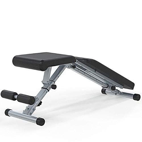 FEILA Adjustable Folding Fitness Barbell Rack and Weight Bench Weight Bench with Upgraded Wider Backrest Seat InclineDecline Exercise Workout Bench for Home Gym, Strength Training Full Body Workout