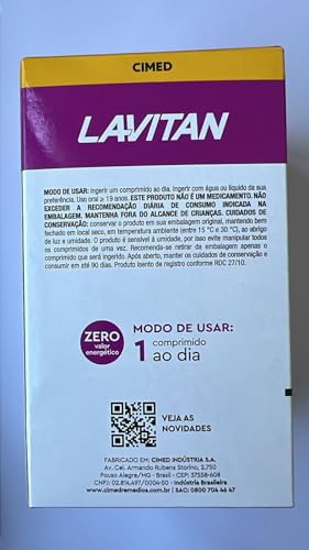 Kit 3 Multivitamínico Lavitan AZ Para Mulher Com 90 Comp