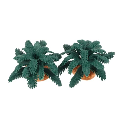 INOOMP 2pcs�~�j�`���A�p�[���c���[�R�R�i�b�c�p�[���c���[���f���~�j�`���A�g���s�J���c���[�v���X�`�b�N�l�H���f���W�I���}��ԃ��C�A�E�g�����h�X�P�[�v�V�[���P�[�L������