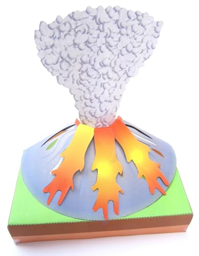 Image of NewPath Volcano 3-D Paper Model Making Kit - Individual Student Edition (24-7816)
