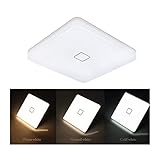 deckenleuchte quadratisch 10x10 👍【Helle und weiche lichter schützen Ihre augen】Die LED deckenleuchte enthält 480 hochwertige LED lampenperlen. Die LED deckenleuchte bietet helle und weiche lichtern, die deckenlampe LED flackert nicht, die deckenlampe LED blitzt nicht, die decke LED lampe schützt Ihre augen vor harten und grellen lichtern. Wir nehmen Ihre augen ernst, die deckenlampe LED deckenleuchte kann Ihren raum sehr gut beleuchten