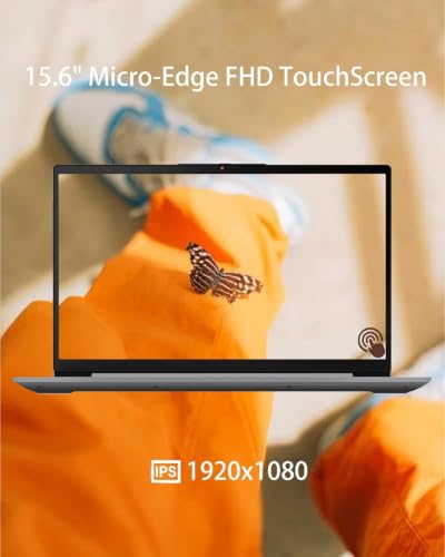 Image of Lenovo Ideapad 3i 15.6 inch Full HD (1920 x 1080) Touch Laptop, Intel Quad Processor, 20GB RAM & 512GB SSD Storage, Intel Iris X Graphics, Bluetooth, Backlit Keyboard, Finger Reader, Win11, Arctic Grey