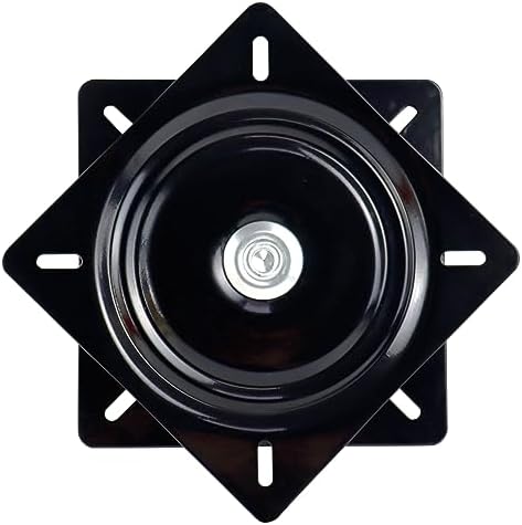 Cuscinetto per giradischi in lega di alluminio, resistente, girevole Lazy Susan, con cuscinetto rotante, per tavolo da pranzo rotondo, piastra girevole liscia (140 mm - 5,5 pollici