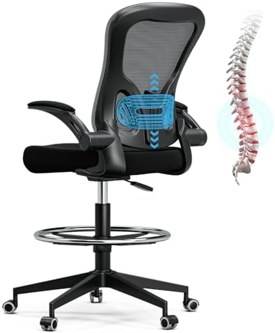 Frylr Office Drafting-Chairs Adjustable Height - Extended Height ...