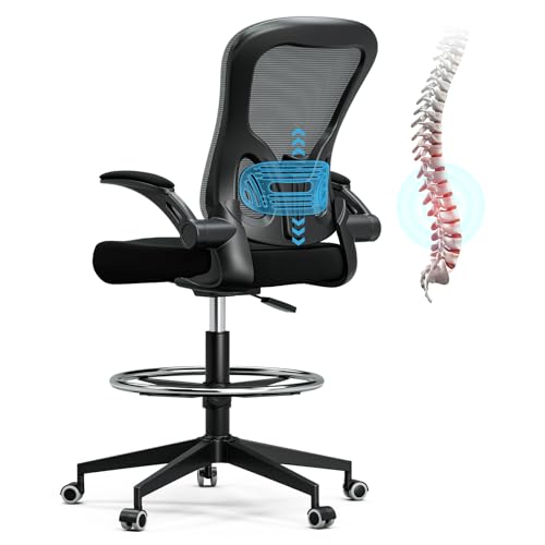 Frylr Office Drafting-Chairs Adjustable Height - Extended Height ...