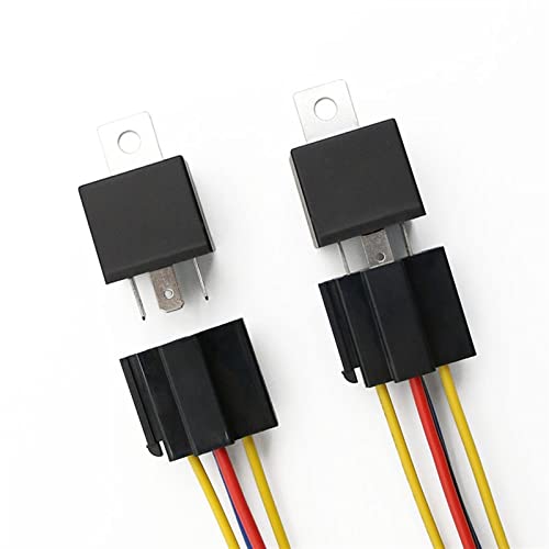 Relais 12V 5 broches étanche anti surchauffe pour voiture 40A