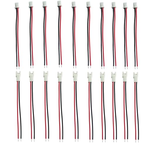 Conector JST-XH 2.54mm macho y hembra con cable silicona 10cm pack 10 pares miniatura 1