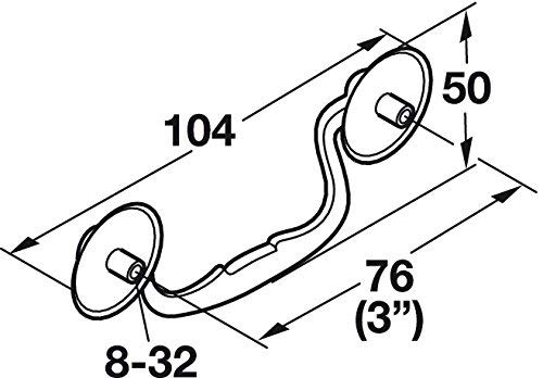 Kitchen Inventions Classic Knocker Bail Handle 3" Center-To-Center Drop Cabinet Drawer Pull Antique Brass Matt (2) #TOP1