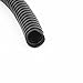 Tool parts 2 M 8 x 10 Mm Plastic Flexible Corrugated Conduit Tube for Garden - Office Black