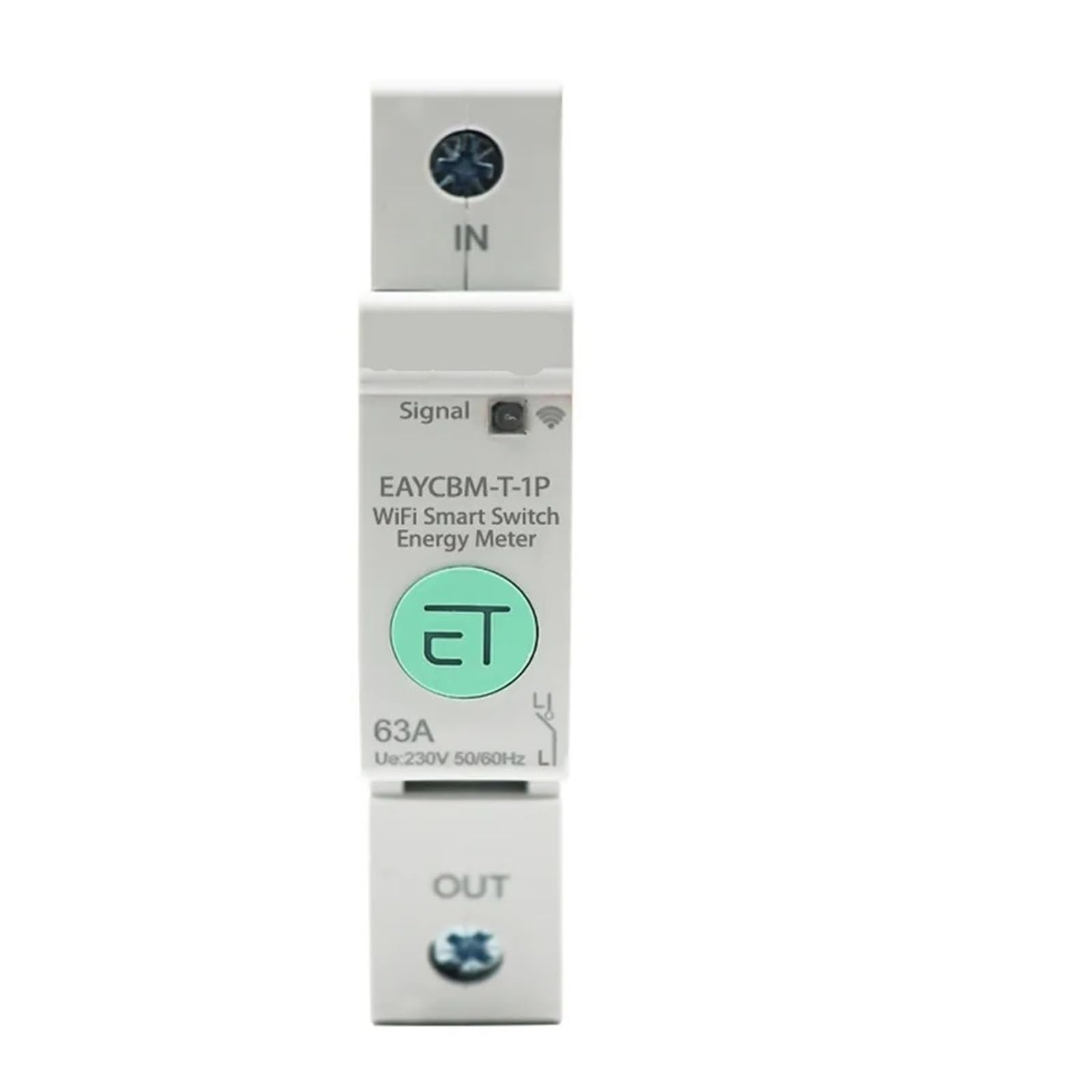Compteur kWh intelligent Zigbee 40A avec relais temporisé 1P