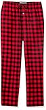 Amazon Essentials Men's Flannel Pajama Pant, Red Buffalo Plaid, Medium