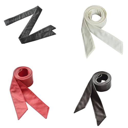 Belt For Women PU Sash Tie Waist Band For TrenchCoat Overcoat Black Down Coat Replacement Belt Down Coat Belt2