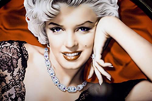 FAWFAW 3000 Piece Wooden Jigsaw Puzzles, Marilyn Monroe • Actriz • Cantante Gran Puzzle De Madera 120X80Cm Cover