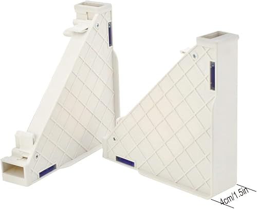 Miniatura 4 de Mini soporte para nevera, soporte para patas de refrigerador pequeñas, altura de 9.8 pulgadas, pedestal largo ajustable de 19.6 a 29.5 pulgadas de