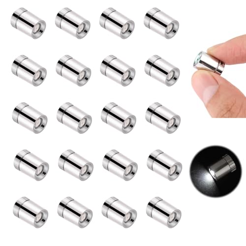 HPiano 50 Piezas Mini Luces LED para Casa de Muñecas,Micro Luces LED,Mini Luz LED,Luz LED Pequeña Mini con Pilas,Manualidades Accesorios para Casa de Muñecas