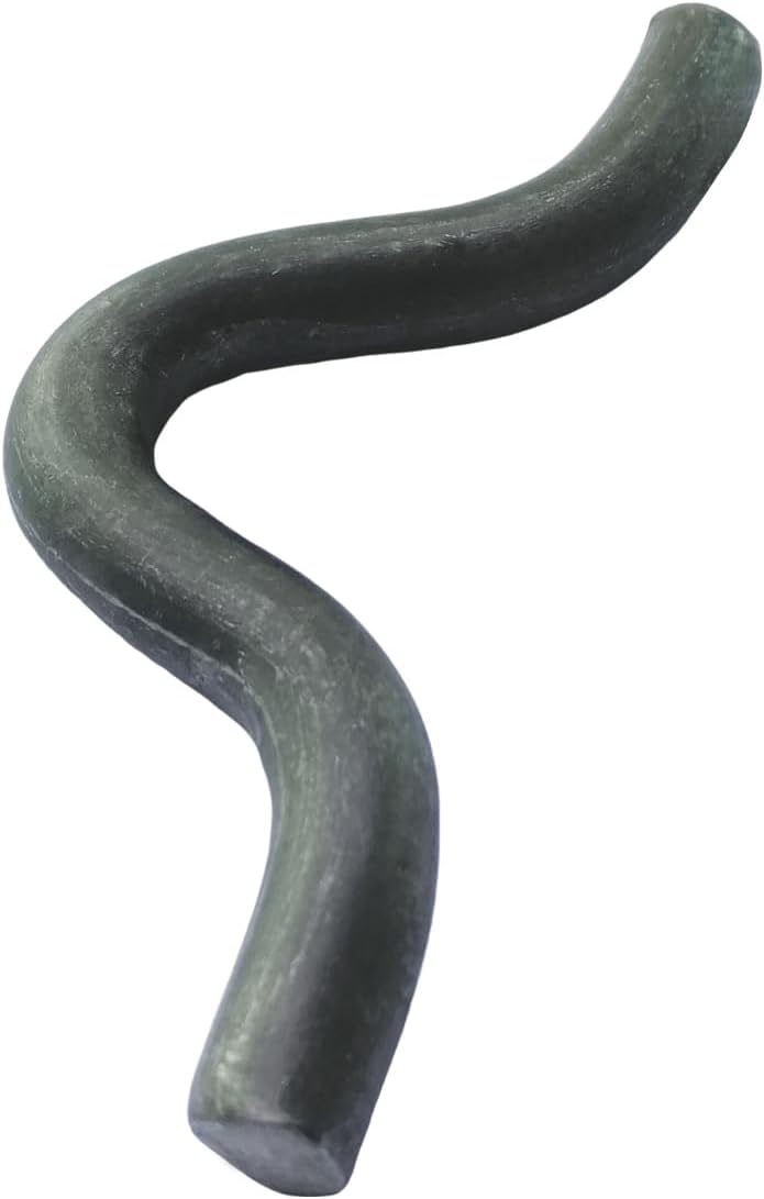 24 Pack 3-3/4" x 1-1/2" Weld On Trailers Safety Chain Clip, Steel Weldable Chain Connection Loops for Trailer Truck Hitch, 3/8" Bar, 1⅛" Inner Height