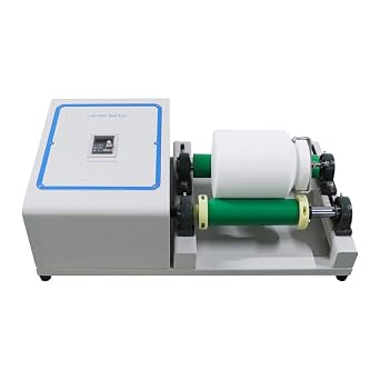 HNZXIB 5L Lab Jar Mill Small Roller Ball Mill Dry Wet Grinding Mill Machine with PTFE Jar,110V