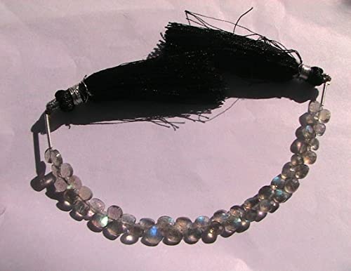 Labradorite bleue verte cœurs 3mm en perles naturelles LKBEADS