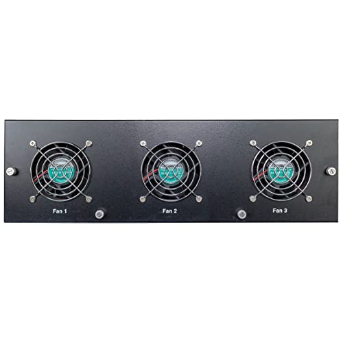 Tripp Lite 12-Slot Fiber Media Converter Chassis for Select N784-H and N785-H Models, Convert to SC, ST & SFP Fiber Types, 3U Rack Mount, Compatible with AC or DC Power, 1-Year Warranty (N785-CH12)2